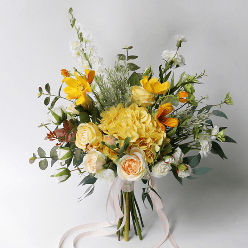 Bridal Bouquet Autumn Orange